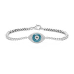 Load image into Gallery viewer, Against Evil Eye Shaped Bracelet