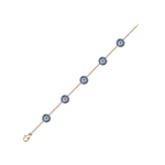 Load image into Gallery viewer, Against Evil Eye Five Eye Bracelet