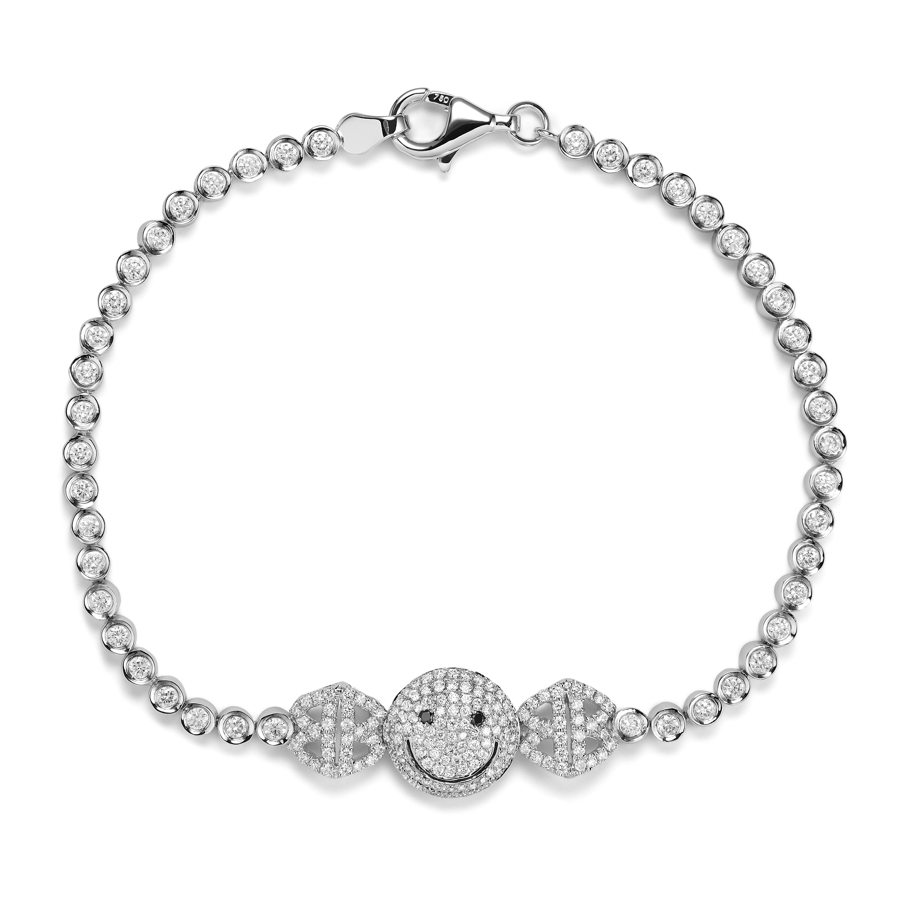 2B Happy Large One Face Bracelet