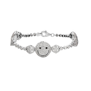 2B Happy Large Three Face Bracelet